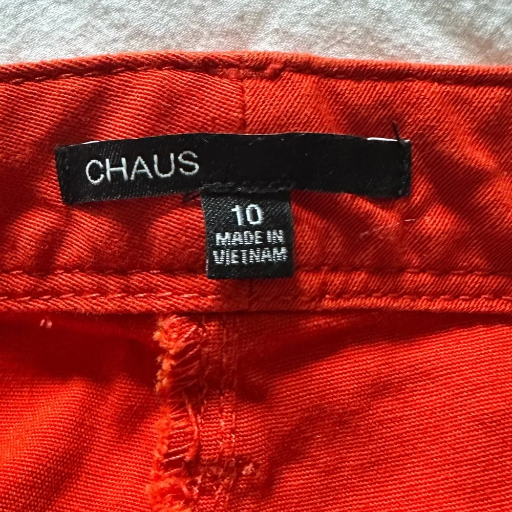 Chaus EUC Fiery Red Trousers Sz 10